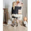 Adjustable Height Ergonomic Active Stool with Footrest-513928144