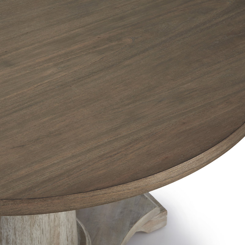 Comtal Round Solid Wood Base Dining Table