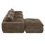 Canapé modulaire entièrement dénudé avec repose-pieds mobile Ishmam-114114606