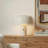 Anita Cream 12" Modern And Elegant LED Table Lamp With Brass Rotary Knob-2018548838-2018548841