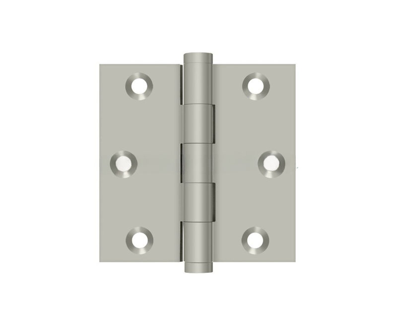 Charnière carrée en nickel brossé 3 po x 3 po Deltana DSB315, Nickel brossé
