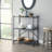 Hand-Brushed Finish Console Table