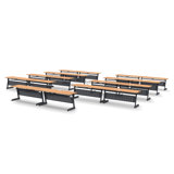 34 Person Training Meeting Seminar 18 Piece Tables Set