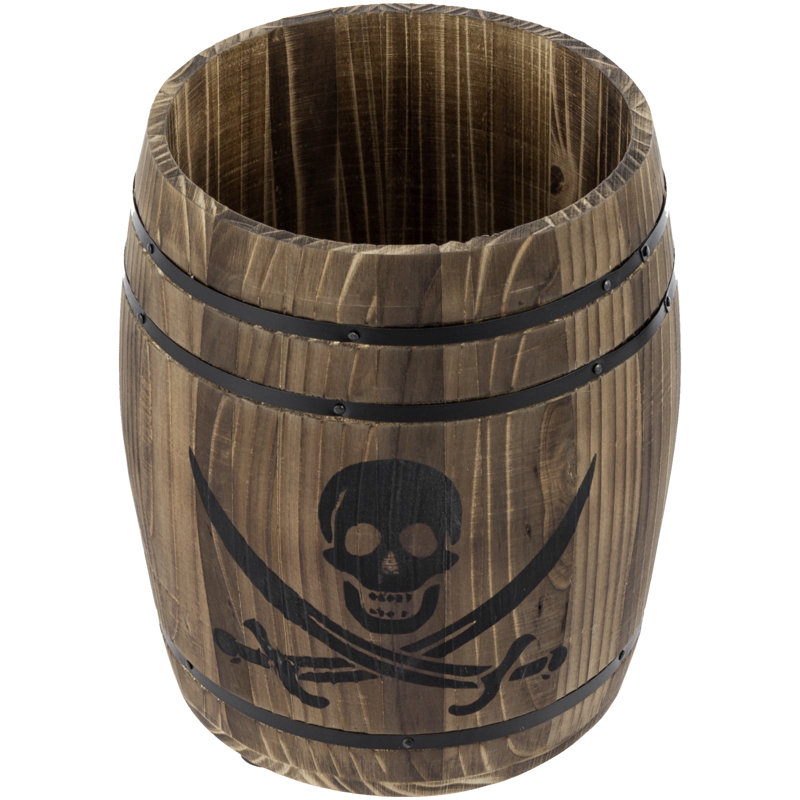 Wood Round Utensil Crock