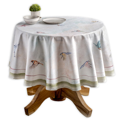 Paisley 100% Cotton Round Christmas Tablecloth