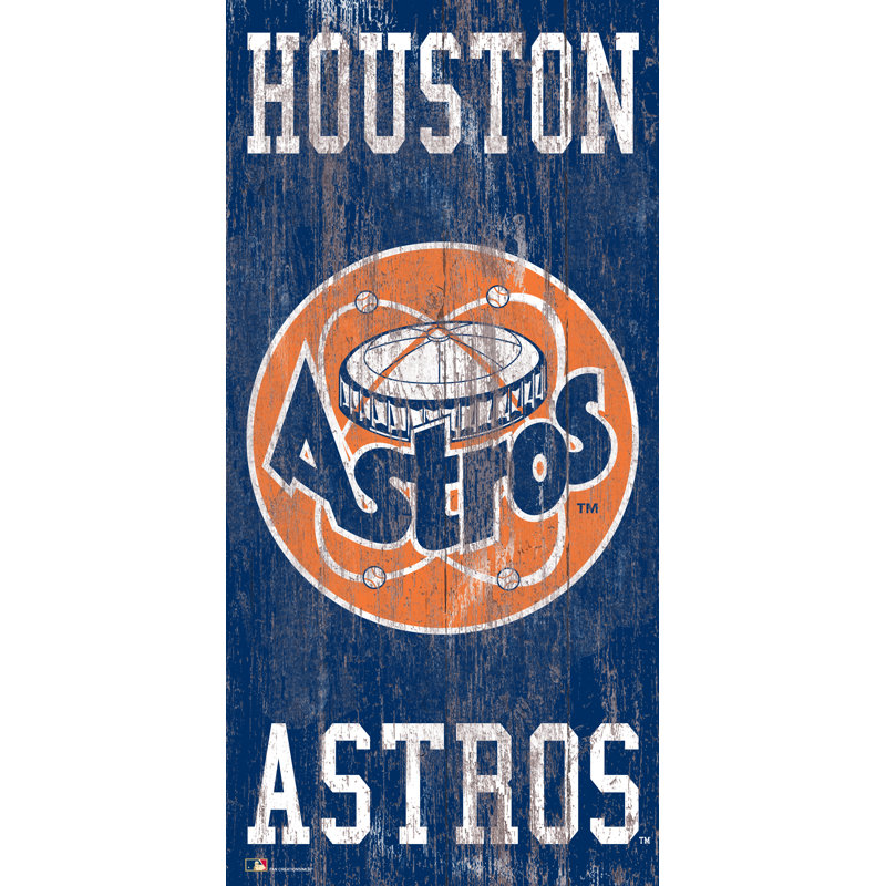 « houston astros », impression sur bois