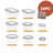 Airtight 24 Container Food Storage Set
