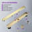 24" 304 Stainless Steel Linear Drain For Fast Drainage, Floor Drain For Bathroom In Brushed Gold-119465385
