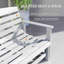 Weather-Resistant HDPE Outdoor Glider Bench-1736922883