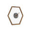 Horloge murale Tuva, cadre en bois-988171674