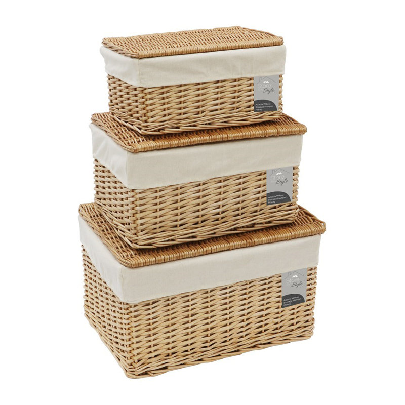 JVL Willow Decorative Basket