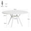 Round Metal Base Dining Table