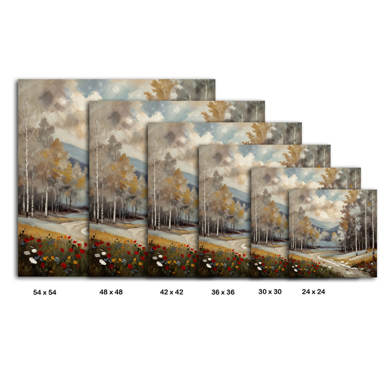 Forest Path, 48" H x 48" W