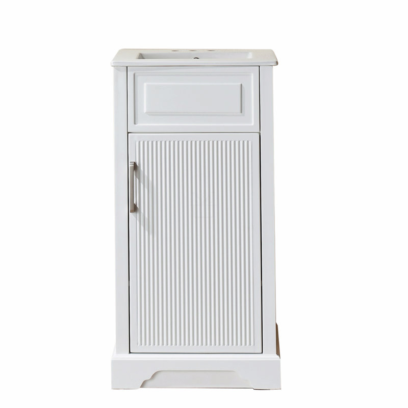 Meuble-lavabo autoportant simple avec comptoir