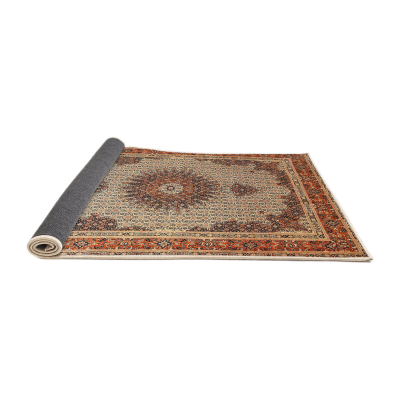 Tapis brun/beige traditionnel Bonifácio, Rond 3 pi