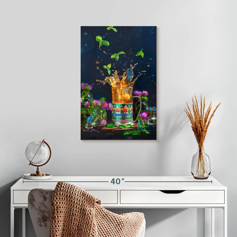 Yarlin Tea Splash, 24" H x 16" W