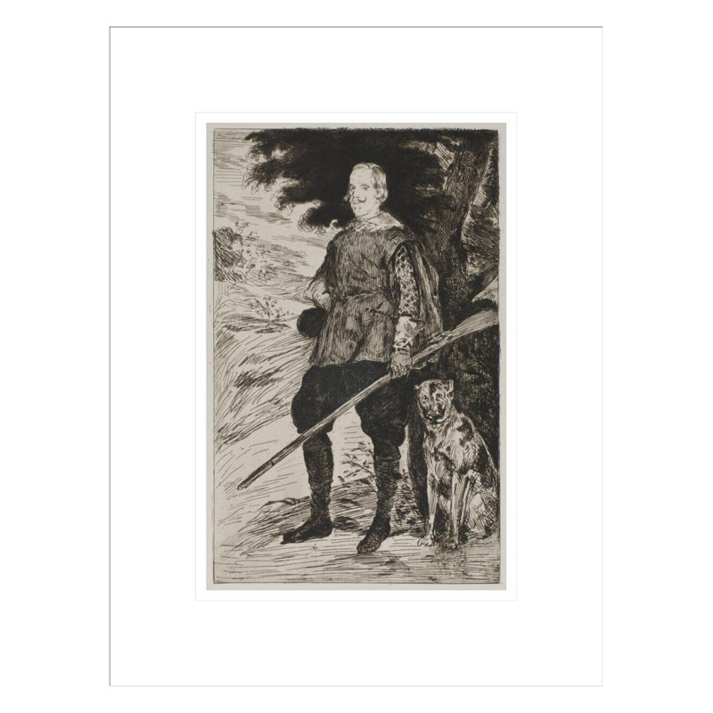 «Philip IV (d'après Velasquez)» par Édouard Manet, impression giclée encadrée, H 16,75 po x l 12,82 po