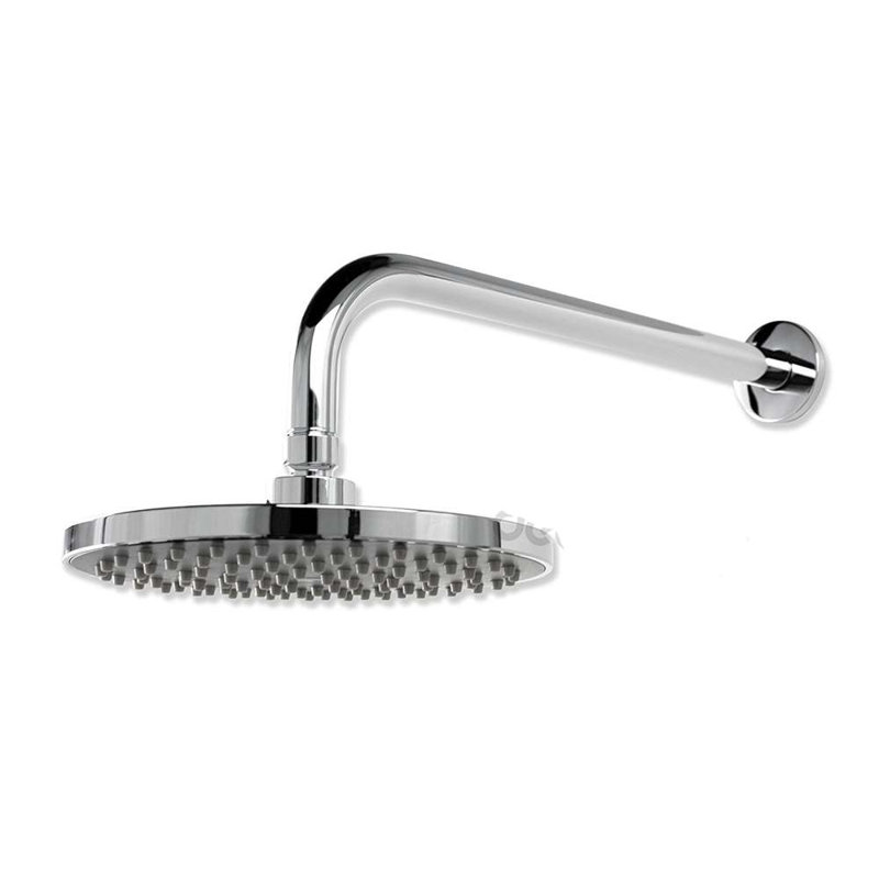 Soriano Wall Mount Chrome Finish Shower System with Handheld Sprayer and Rainfall Head