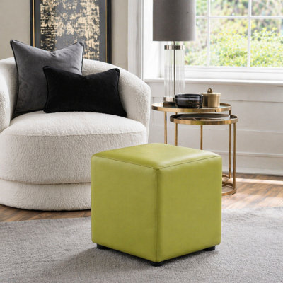 Faux Leather Cube Seating