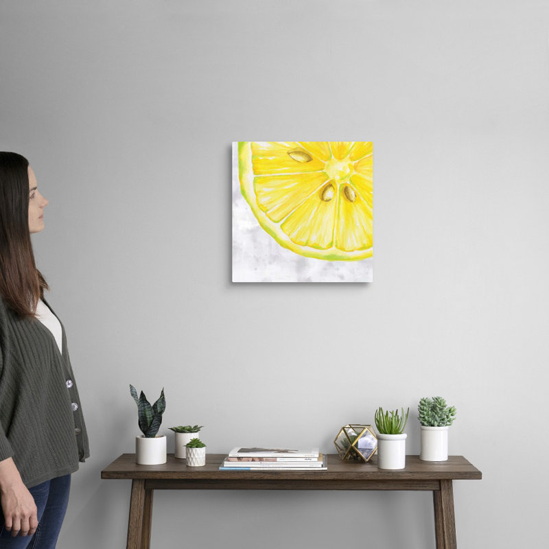 « Fruit II » par Eva watts, reproduction d’art sur toile, Toile tendue, H 16 po x l 16 po x P 1,25 po