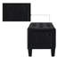 Banc de rangement rembourré en similicuir-475071749