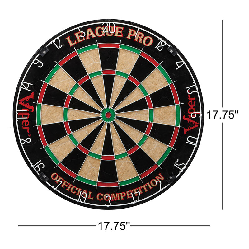 Viper Bristle Dartboard with Darts