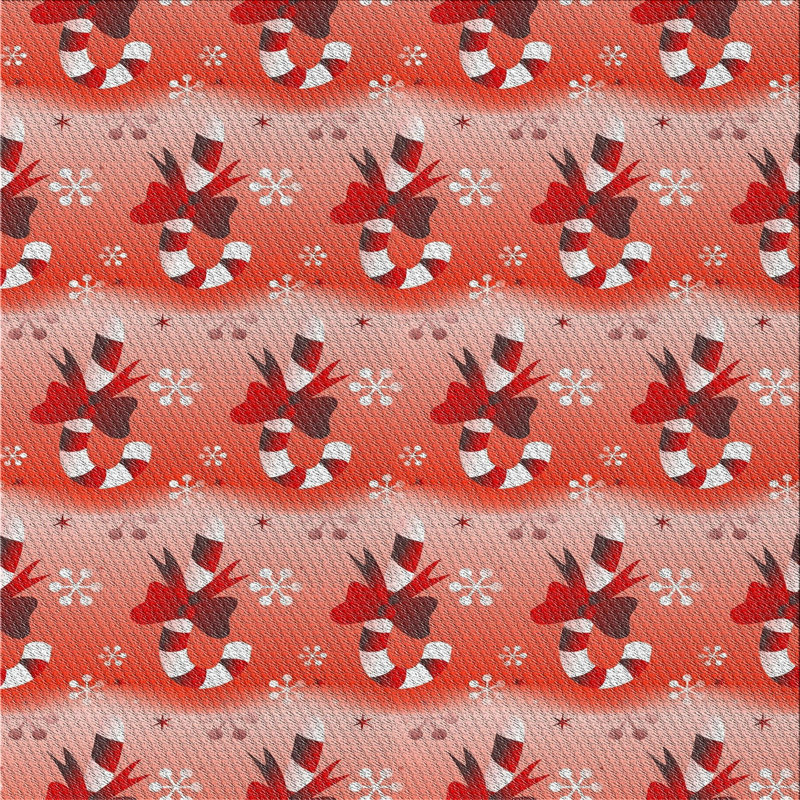 Tapis orange à motif/pêche, Carré 4 pi