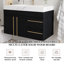 Meuble-lavabo flottant moderne 36 po avec comptoir en pierre frittée et lavabo en céramique, armoire et tiroirs, fixation murale pour petite salle de bain-1611123369