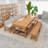 Brown Rectangular Solid Wood with 6 drawers desk-1370287701