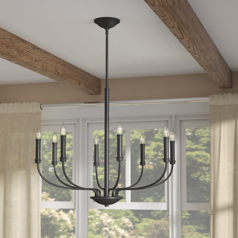 Hinkley Alister Medium 8-Light Single Tier Chandelier, Buckeye Bronze
