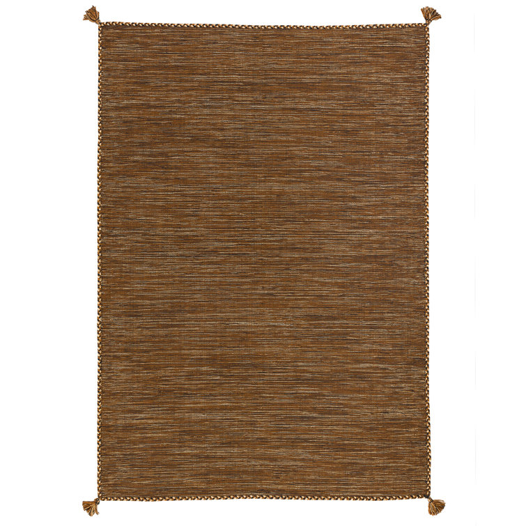 Ela Solid Colour Hand Woven Area Rug