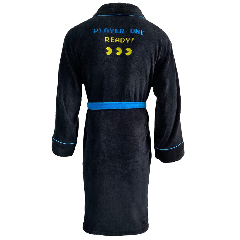Pacman Ready Player Mens Bathrobe