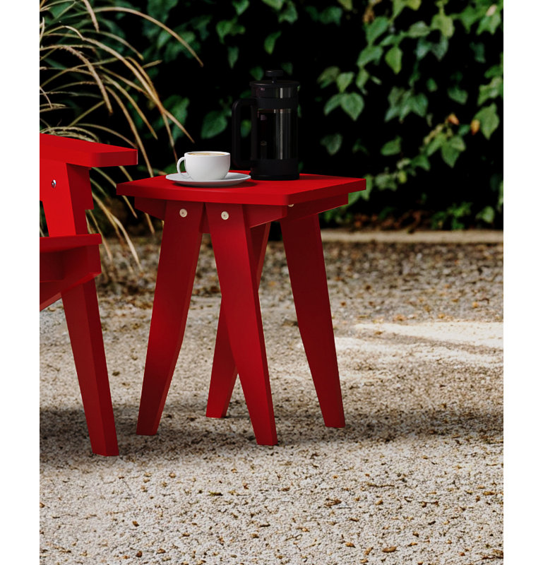 Table d'appoint Summit - SANDSTONE, Rouge