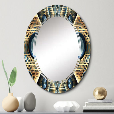 Chatelau - Miroir mural moderne ovale