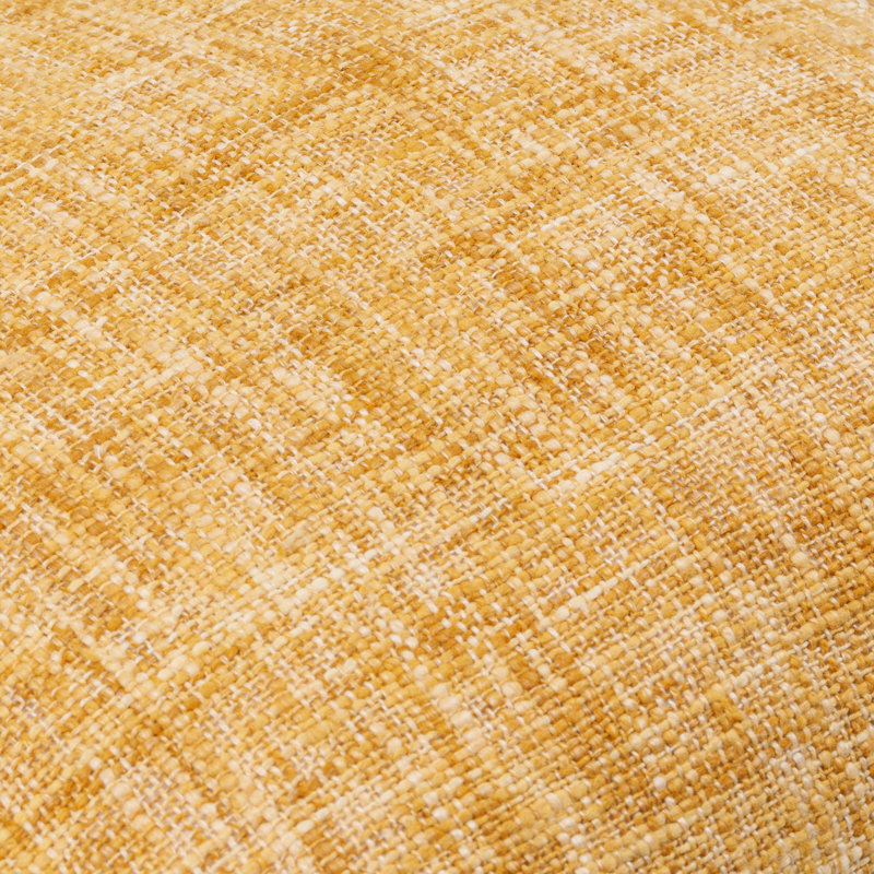 Housse de coussin Earleton, H 22 po x l 22 po, Polyester/ Bourre en polyester, Brun clair / Beige