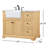 Pardue 42'' Single Bathroom Vanity with Carrara Marble Top-1155425854