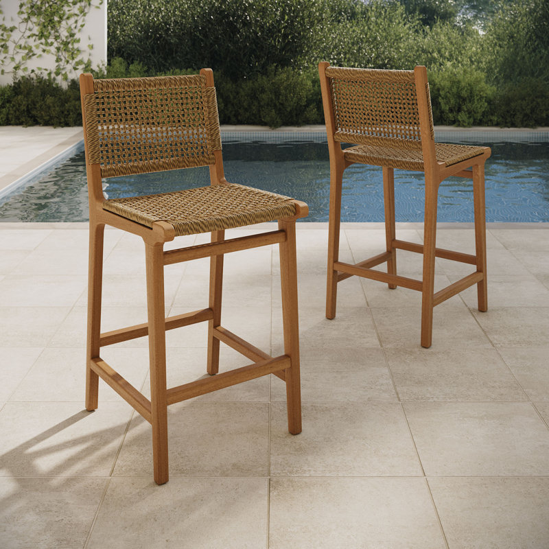 Ensemble de 2 chaises de comptoir Rowe