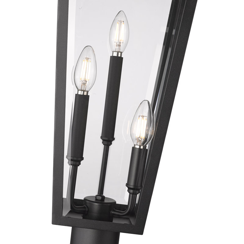Luminaire d'extérieur 3 lumières Barling, H 144,75 po x l 10 po x P 10 po