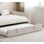 Modern Soft Upholstered L-Shaped Daybed with Twin Trundle-1900237460