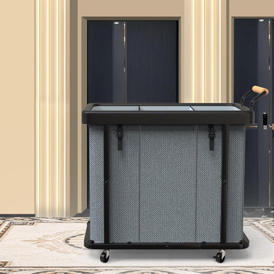 230L (60 Gal) Extra Large Fashion Laundry Sorter 3 Section With ...