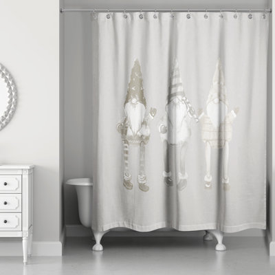 Rideau de douche simple Meena