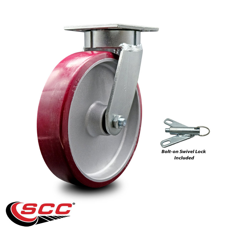 Swivel Caster with Swivel Lock