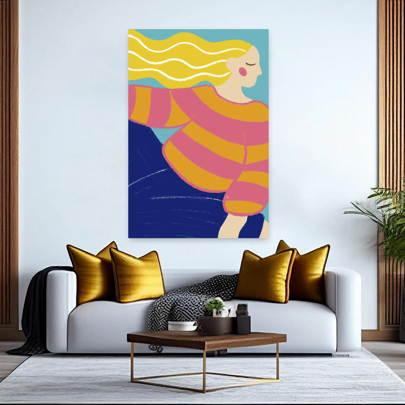 Art contemporain contemporain abstrait, H 60 po x l 40 po