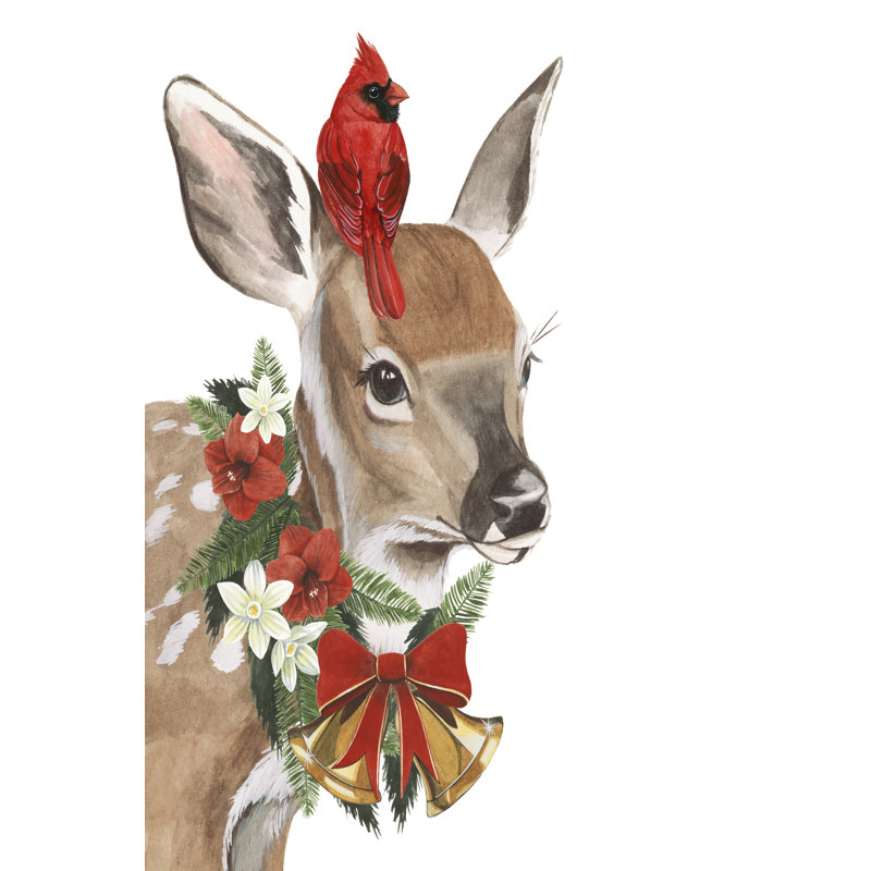 Yuletide Darling I by Grace Popp - Wrapped Canvas Painting, 91cm H x 61cm W