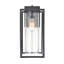 Lanterne murale d'extérieur à brancher H 9 po noire à 1 ampoule-70611790-70611787