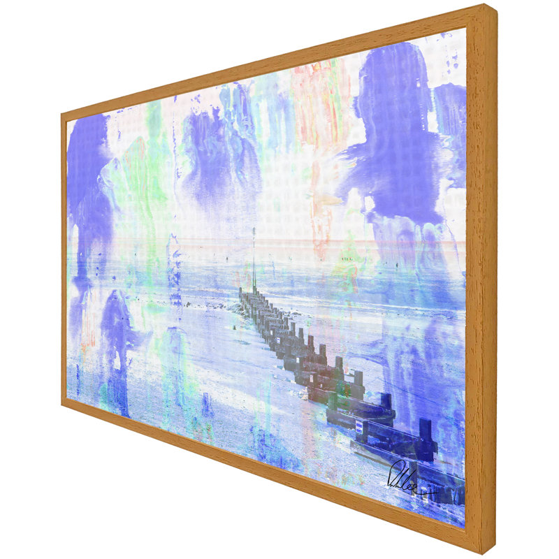 Single Picture Frame Print, 41cm H x 61cm W x 4cm D, Oak