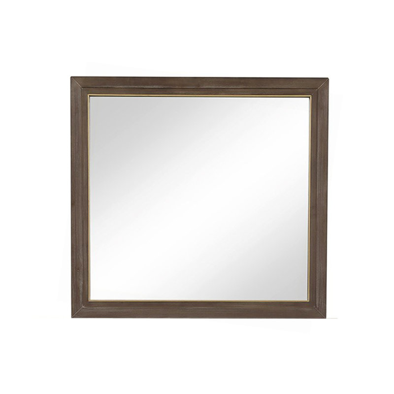 Miroir Bridgevine Home, aucun assemblage requis, finition noyer sablé