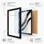 Flowing Lines in Ink Minimalist - Framed Print-1822767005-1822766994