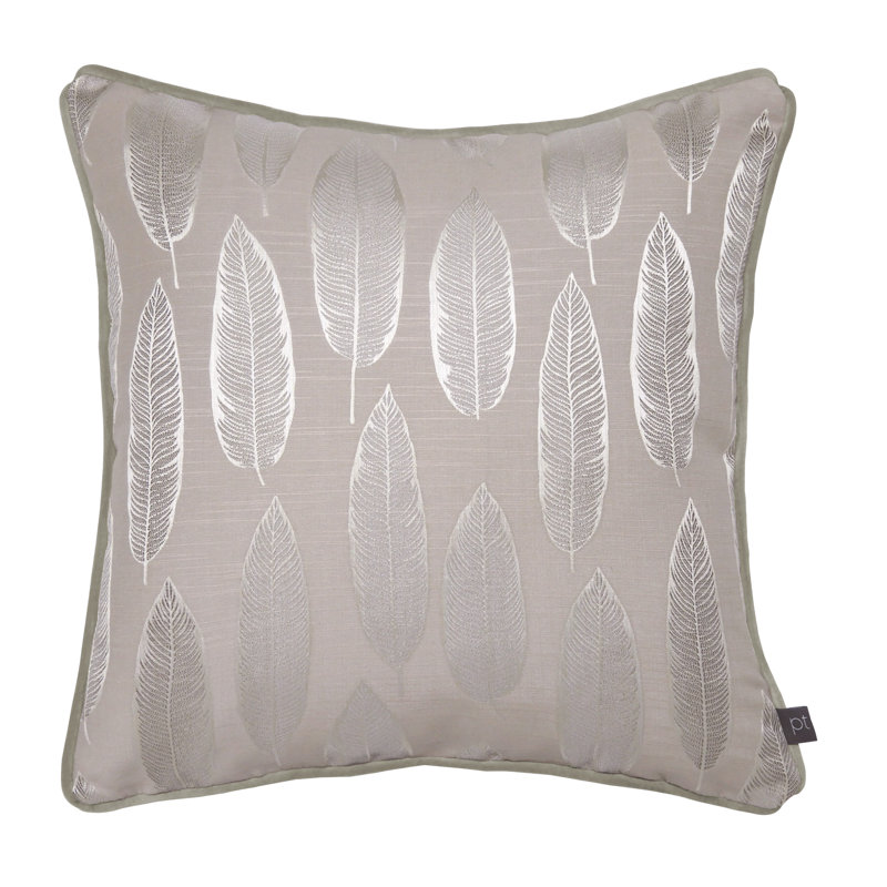 Floral Square Cushion Cover, Rosewood