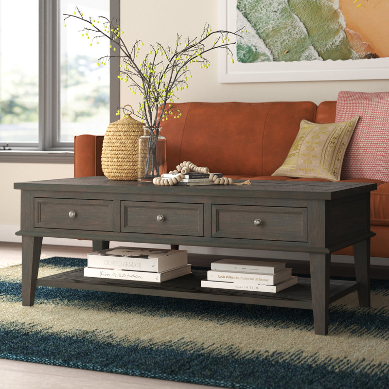 Samira Single Coffee Table, Ash Gray